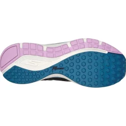 Women's Wide Fit Skechers 128276 Go Run Consistent Vivid Trainers - Black