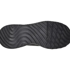 Women's Wide Fit Skechers 117207 Bobs Squad Chaos Renegade Trainers - Black