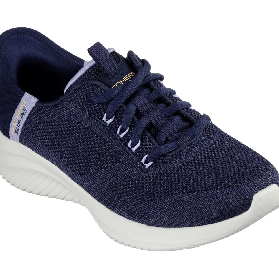 Women's Wide Fit Skechers 150178 Slip-ins Ultra Flex 3.0 Easy Step Trainers