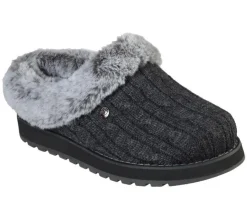 Womens Wide Fit Skechers Keepsakes Ice Angel Mule Slippers - Exclusive