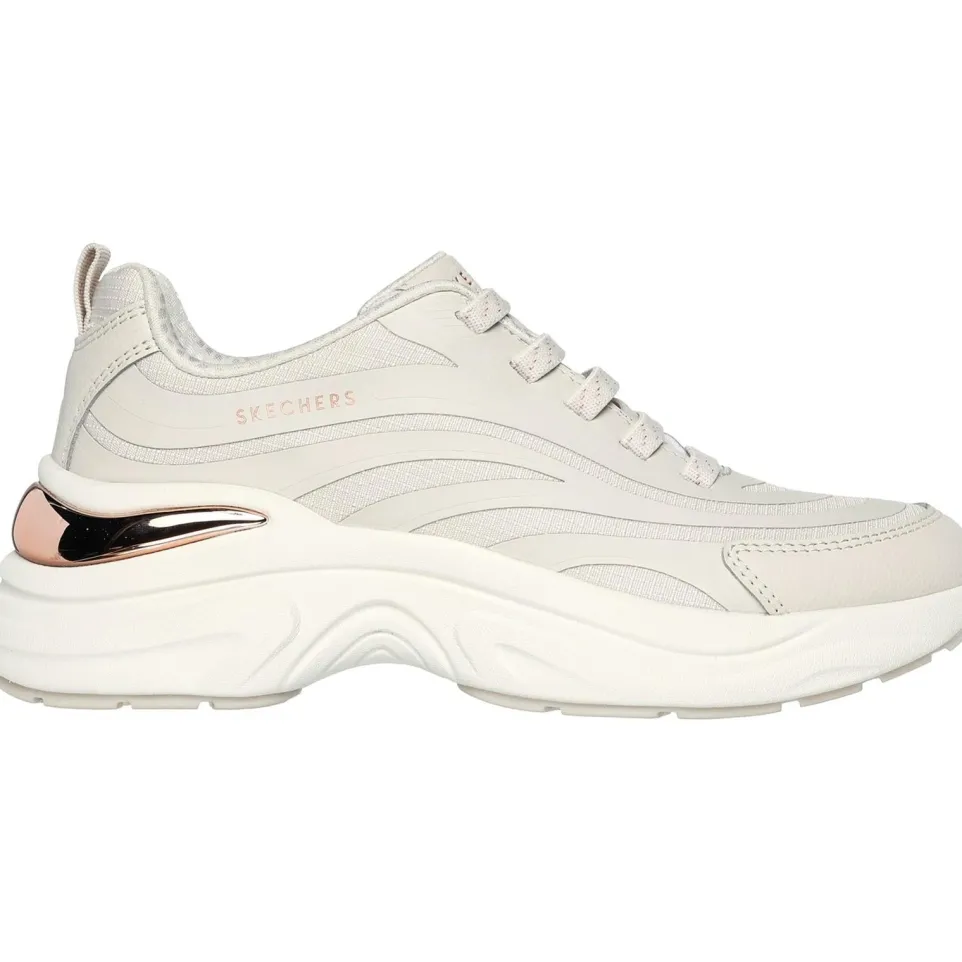 Women's Wide Fit Skechers 177575 Hazel Step N Flow Trainers