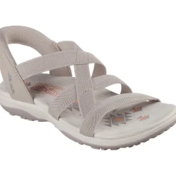 Women's Wide Fit Skechers 163460 Slip-ins Reggae Slim Stretch Flex Sandals