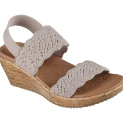 Women's Wide Fit Skechers 119591 Everlee Timeless Touch Sandals