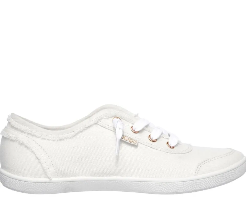 Women's Wide Fit Skechers Bobs 33492W Shoes