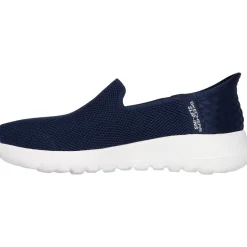 Women's Wide Fit Skechers 124641 Slip-ins Go Walk Joy Vela Shoes