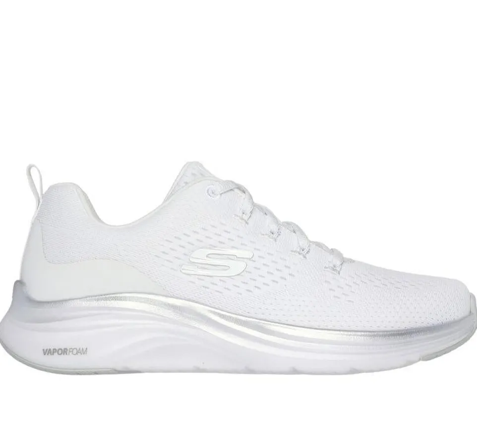 Women's Wide Fit Skechers 150025 Vapor Foam Midnight Glimmer Trainers