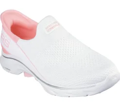 Women's Wide Fit Skechers 125231 Slip-ins Go Walk 7 Mia Trainers