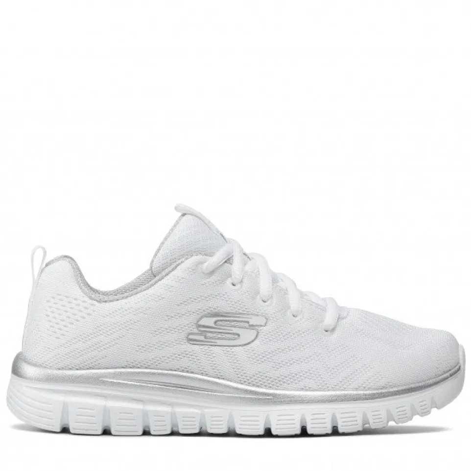 Womens Wide Fit Skechers 12615 Walking Trainers