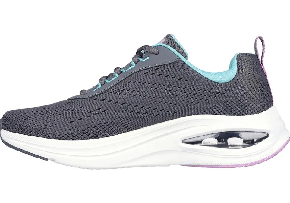 Women's Wide Fit Skechers 150131 Skech Air Meta - Aired Out Trainers