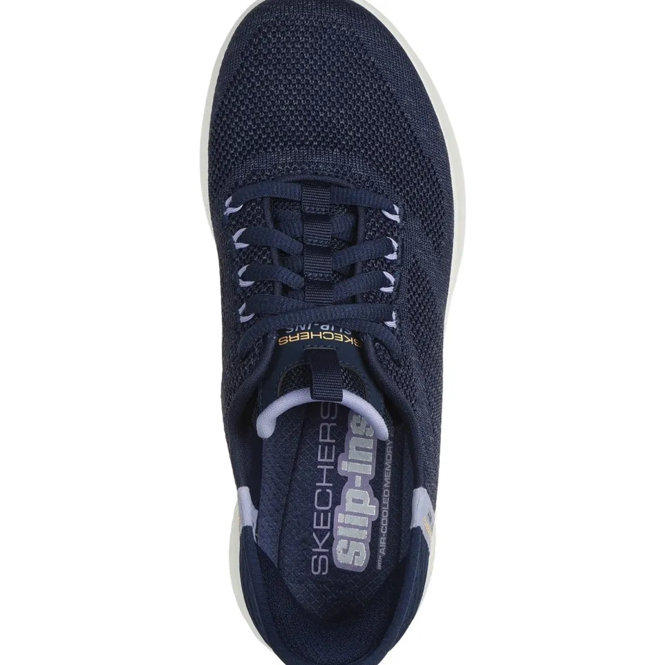 Women's Wide Fit Skechers 150178 Slip-ins Ultra Flex 3.0 Easy Step Trainers