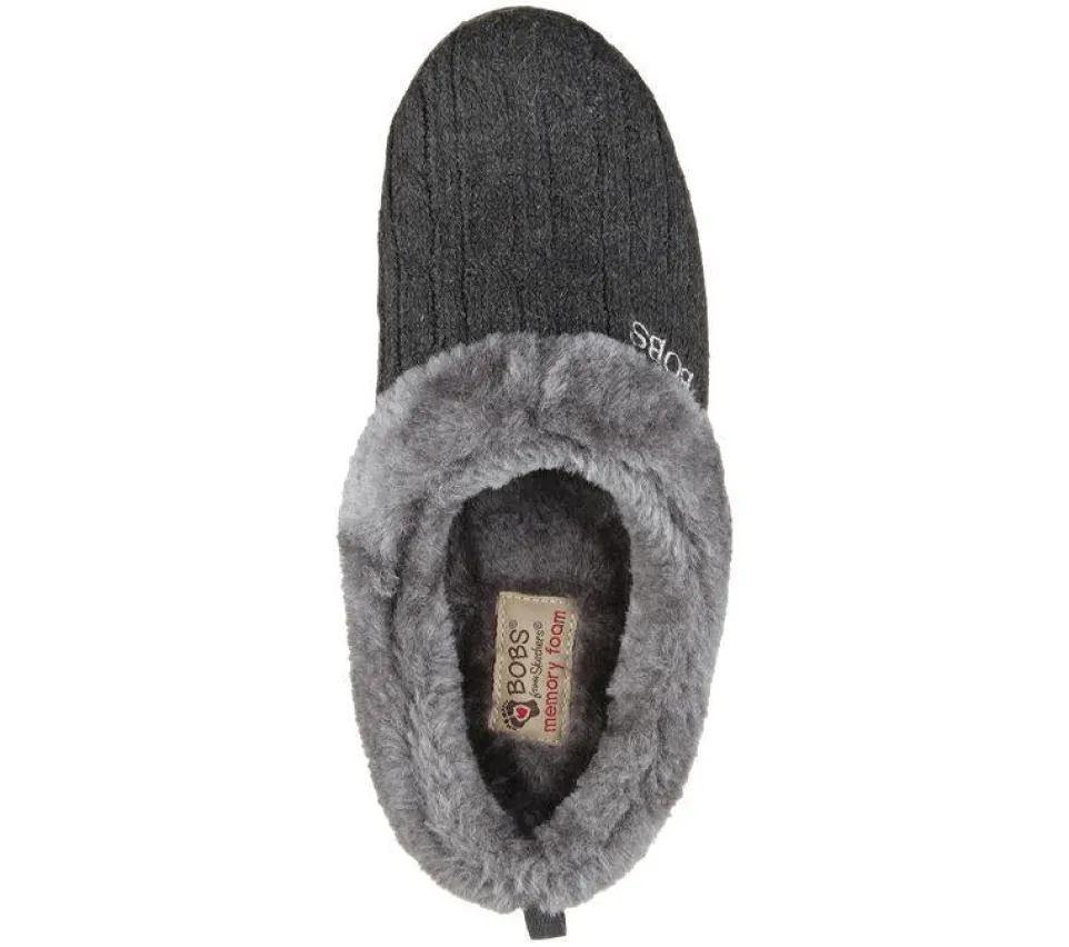 Womens Wide Fit Skechers Keepsakes Ice Angel Mule Slippers - Exclusive