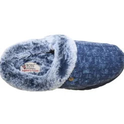 Womens Wide Fit Skechers Bobs Ice Angel 31204W Mule Slippers