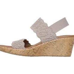 Women's Wide Fit Skechers 119591 Everlee Timeless Touch Sandals