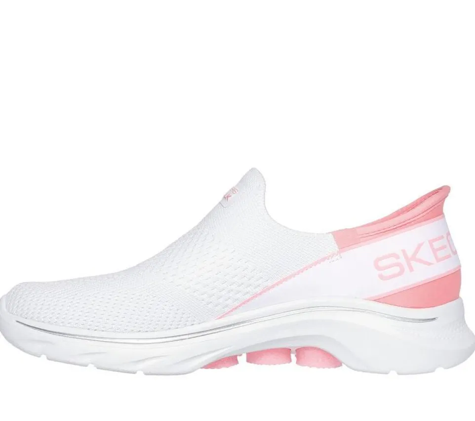 Women's Wide Fit Skechers 125231 Slip-ins Go Walk 7 Mia Trainers