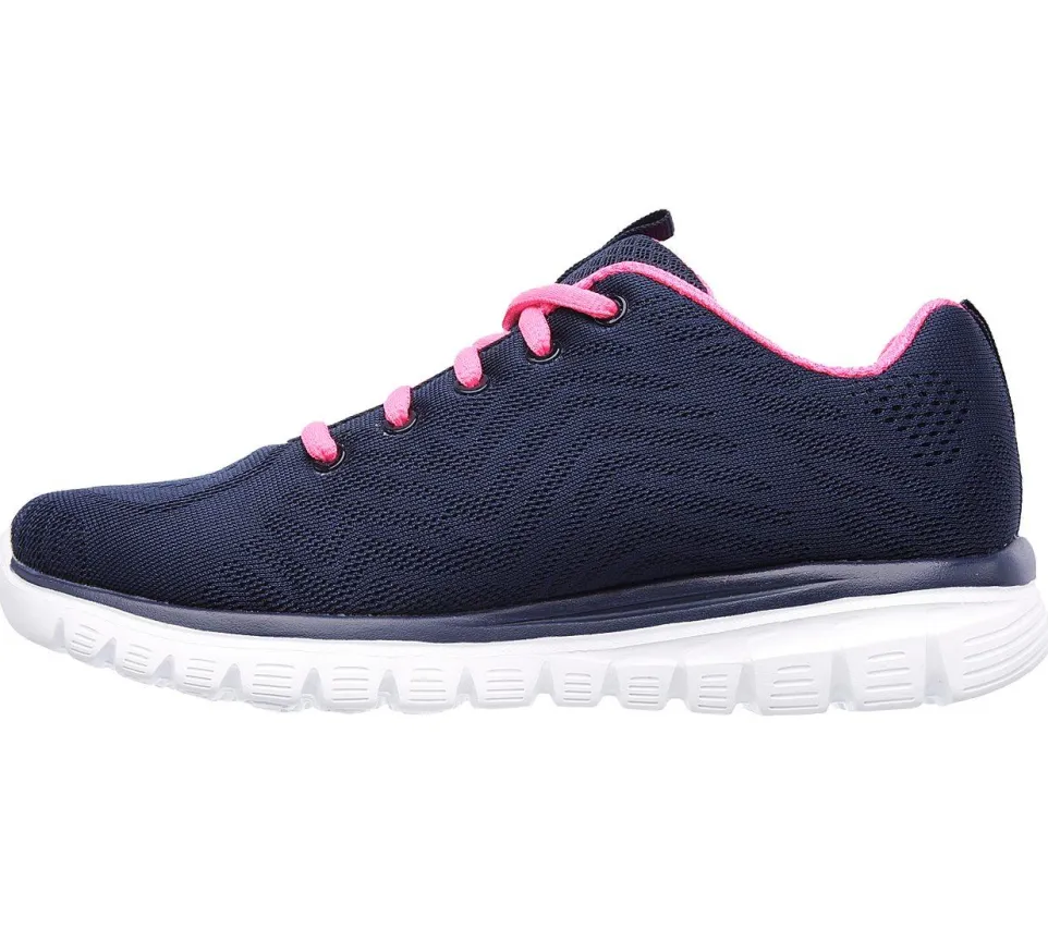 Womens Wide Fit Skechers 12615 Walking Trainers