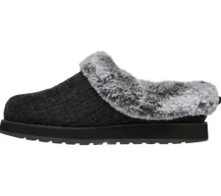 Womens Wide Fit Skechers Keepsakes Ice Angel Mule Slippers - Exclusive
