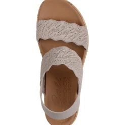 Women's Wide Fit Skechers 119591 Everlee Timeless Touch Sandals