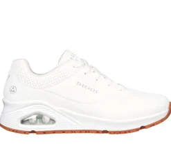 Women's Wide Fit Skechers 108021EC Uno Sr Trainers
